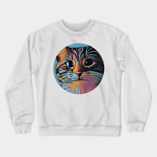 Frisky mycat, revolution for cats Crewneck Sweatshirt